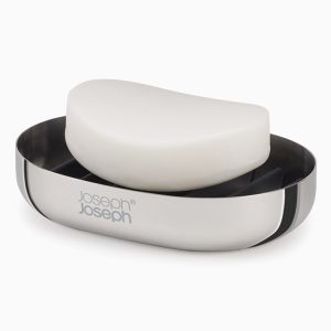Porte-Savon Avec Égouttoir Inox EasyStore™ Luxe