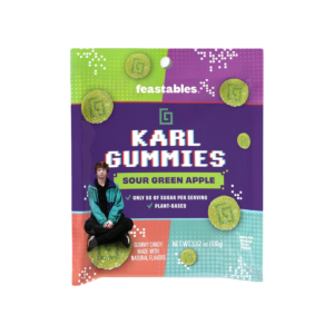 Feastables Karl Gummies – Sour Green Apple 6x8x50g