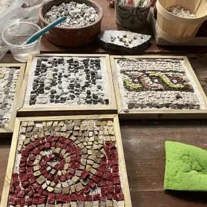 Atelier de mosaïque à Athènes