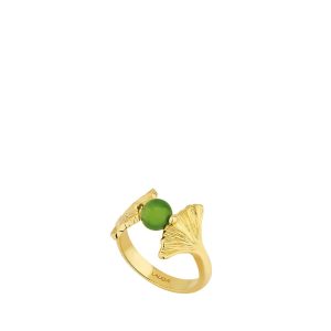 Ginkgo ring lalique