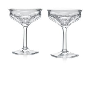 Coupes champagnes Talleyrand encore Baccarat X2