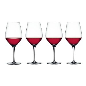 Verres vin bordeaux authentis x4