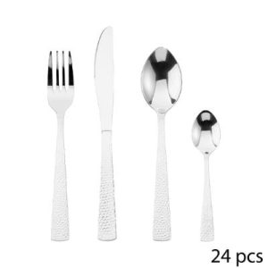 MÉNAGÈRE 24 PIÈCES D&rsquo;ORO INOX